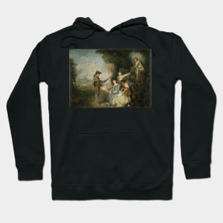 The Love Lesson - Antoine Watteau Hoodie